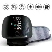Automatic Wrist Blood Pressure Monitor BP Machine TouchScreen Heart Rate Monitor