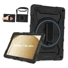 Case for Galaxy Tab A9 Plus 5G/ Case for Galaxy Tab A9 Plus/A9+ 11 inch Black