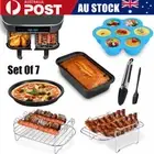 Air Fryer Accessories Set Pizza Pan Egg Bite Mold for Ninja AF300UK, AF400UK AU