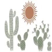 Cute Boho Cactus AW66734