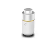 Car Mini Humidifier Air Purifier Humidifier USB Aromatherapy Deodorization (White)