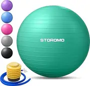 Exercise Ball, Extra Thick Anti-Burst and Slip Resistant Ball Chair, Supports 2200 lbs, for Pregnancy Birthing and Physical Therapy, Yoga Pilates Exercise, Balance Stability Exercise.