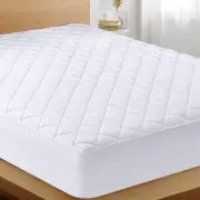16Inch Memory Foam-Topper Mattress Cover Queen Size Bed Pad Matress Stretches.