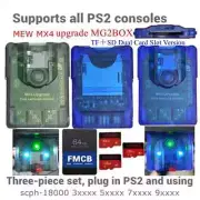 Dual Slot Edition SD Card Adapter For ALL PS2 Consoles+256G/128G/64G FMCB Card