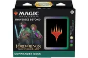 Magic: The Gathering The Lord of The Rings: Tales of Middle-Earth Commander Deck Food and Fellowship + Collector Booster Sample Pack