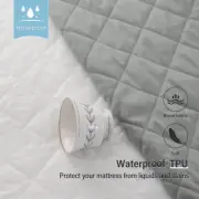 Quilted Mattress Protector Waterproof Cover Queen Full King Twin Deep Pocket
