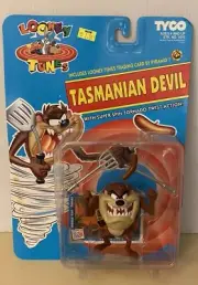 Tyco Looney Tunes 3" Tasmanian Devil Action Figure with Card Taz Sealed In Box
