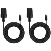 2X USB C PD 45W 15V/3A Type C Male to Lighter Socket Female Converter9338