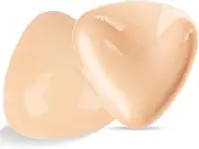 [Wvu & Wvo] Adhesive Bra Push Up Pads, Push Up Pads, Push Pads Double-Sided Adhesive Pushup Nipple Cover, Adhesive Bra Push Up, Push Up Pads, Self-Adhesive, Invisible Bra for Women, 2, B