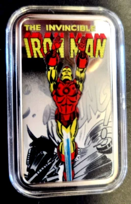 The INVINCIBLE IRON MAN Marvel Comics Silver Age Hero Collection SILVER INGOT