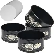 PIMKA NEO 4 Inch Mini Springform Pan Set, Complete w/ 100 Parchment Paper Liners