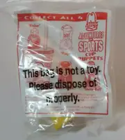 Rare Arby’s Kids Meal 1997 Adventures In Sports Hoops Puppet Topper Figure Toy