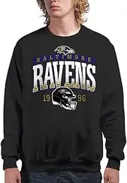 Junk Food X NFL Mighty - Officially Licensed Adult Crewneck Fleece Sweatshirt Black