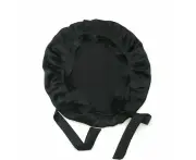 Women's Mulberry Silk Sleep Hair Hat Care Sleeping Bonnet Night Cap-Black