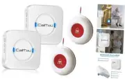 Wireless Caregiver Pager Smart Call System 2 SOS Call Buttons/Transmitters 2