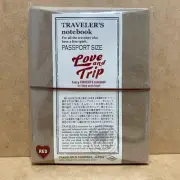 Traveler's Company. Love and Trip Red Notebook Regular Size Japan Limited 2025