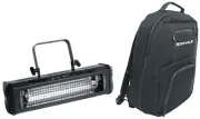 American DJ Mega Flash DMX 800-Watt Compact DMX Strobe Light+Backpack ADJ