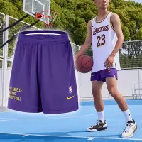 在飛比找Yahoo奇摩購物中心優惠-Nike 球褲 NBA Los Angeles Lakers