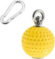 Zxpjkyu Solid Pull-Up Balls Power Ball Handles with Hooks Pinch Block for Upper Back Muscles, Strength Training, Fitness, Rock Climbing