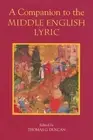 Vincent Gillespie A Companion to the Middle English Lyric (Hardback) (US IMPORT)