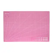 A3 Self-Healing Cutting Mat 18"x12" Double-Sided Cutter Board Pink