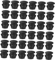 [KONTONTY] 200pcs hole cap Hole plugging furniture cover hole plugs black plastic round board Hinge screw hole caps screw hole iron plate hole cover caps shelf hole plugs cabinet
