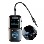 3.5mm Bluetooth 5.0 TV Transmitter Receiver MP3 Player For Headphones/Speaker