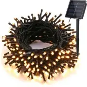 Solar Christmas Lights Outdoor, 33ft 100 LED Solar Fairy String Lights 8 Mode...
