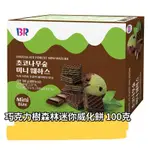 預購✈️韓國🇰🇷 BASKIN ROBBINS 巧克力樹森林迷你威化餅  巧克力綠茶/草莓100克