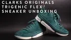 Clarks Original Mens Wallabee Trigenic Flex . Teal Suede UK 6,7,8,10, 11