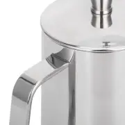 Thicken Drip Coffee Pot 600ml Silver Gooseneck Kettle For Coffee Enthusiasts YAN