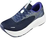 [JACKSHIBO] Wide Toe Box Shoes Women Wide Sneakers for Running Walking Athletic Tennis Thick Cushion Zero Drop Width Shoes, Blue, 9 Wide