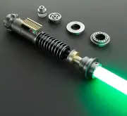 Star Wars Luke Skywalke EP6 Weathered Lightsaber Replica Force FX Dueling Metal