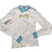 Vintage Paul Frank Long Sleeve Top, Womens, Longshot the Horse, White, XS