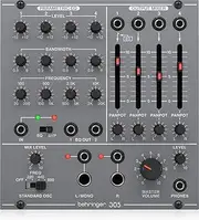 Behringer 305 EQ/MIXER/OUTPUT Legendary Analog Parametric EQ, Mixer and Output Module for Eurorack