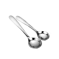 在飛比找松果購物優惠-不鏽鋼湯匙 成人湯匙 兒童湯匙 甜點匙 飯匙 J494 (4