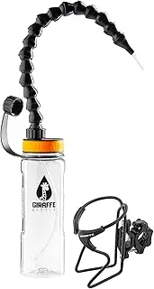 Giraffe Bottle Hands Free Drinking System, Clear Bottle, with Bottle Holder (15 inch / 38 cm)