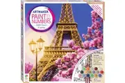 Art Maker: Paint by Numbers Canvas - Eiffel Tower