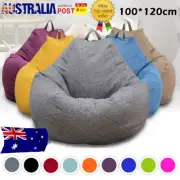 Extra Large Bean Bag Chairs Sofa Cover Indoor Lazy Lounger For Adults^-^