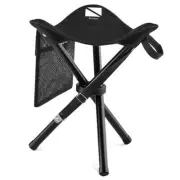 Foldable Tripod 17'' Stool - Ultra Portable Seat, Hunting Chair + a Pocket - 1