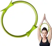Exercise Ring Pilates | 14.96 Inches Pilates Hoop Resistance Fitness Ring | Double Grip Exercise Equipment Toning Yoga Accessories for Thighs & Arms