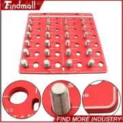 Findmall 28Pc Nut & Bolt Thread Checker 14 Metric & 14 Standard Identifier Gauge
