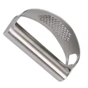 Effortless Garlic and Ginger Crushing with this Stainless Steel Masher