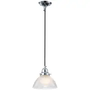 Chrome Modern Cable Pendants Lights Clontarf Clear Glassware Claredon Traditional Lighting