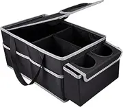 Car Trunk Organizer | Foldable Car Storage Box, Multifunctional Storage Accessory for Travel, Tools and Vehicle Interior