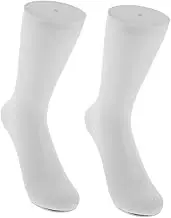 ULTECHNOVO 2pcs Female Foot Mannequin: Sock Display Holder with Seamless Design - Thickened Vinyl for Store Display and Photography