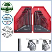 30-Piece Allen Wrench Set Chrome Vanadium Steel SAE Metric Durable Storage Case