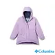 Columbia哥倫比亞 女童-Hikebound Omni-Tech防水填充長版外套-木菫紫 -USG83440MV/HF
