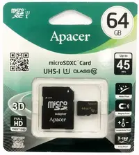 在飛比找Yahoo!奇摩拍賣優惠-公司貨~【Apacer 記憶卡】microSD 64G 64