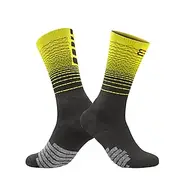 1 Pair Men's Women's Hiking Socks Running Socks Sports Socks Breathable Anti Blister Sweat-Wicking cushioned Outdoor quarter crew Patchwork Cotton Light Pink Y
